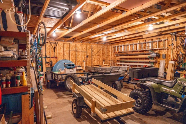 W3760 W Lemonweir Ct, Mauston, WI 53948 - interior space featuring a workshop area