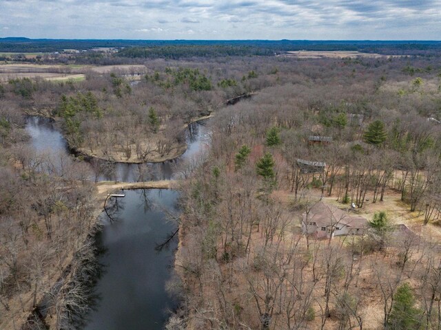 W3760 W Lemonweir Ct, Mauston, WI 53948 - aerial view with a water view
