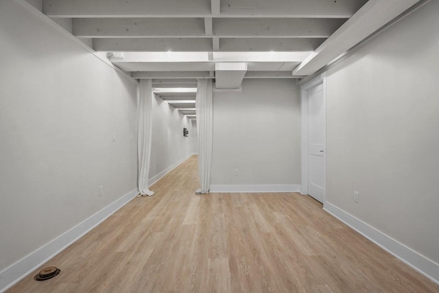 5308 Mckenna Rd, Monona, WI 53716 - finished below grade area with light wood-type flooring and baseboards