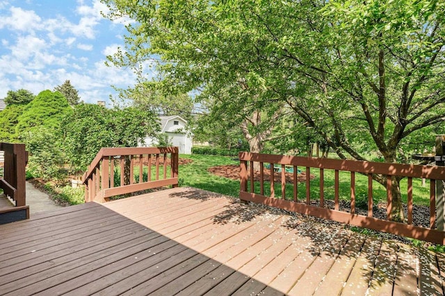 5308 Mckenna Rd, Monona, WI 53716 - view of wooden terrace