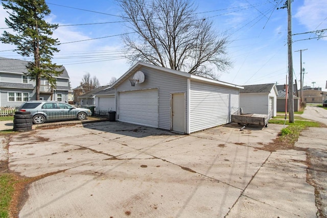 76 E Johnson St, Fond Du Lac, WI 54935 - view of detached garage