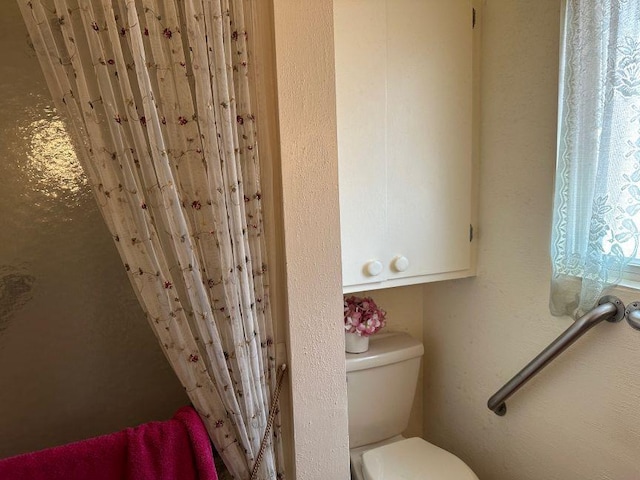 bathroom with toilet