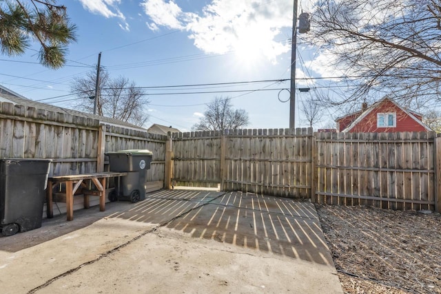 1931 Wood St, La Crosse, WI 54603 - view of patio / terrace with a fenced backyard