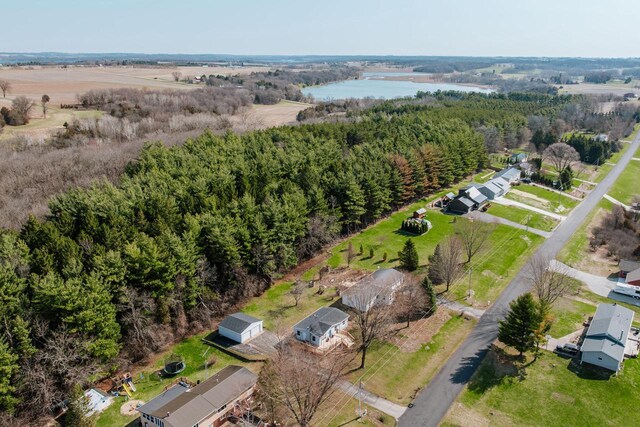W2252 Spring Lake Rd, Markesan, WI 53946 - aerial view featuring a water view