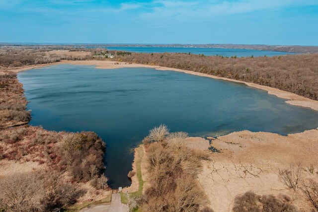 W2252 Spring Lake Rd, Markesan, WI 53946 - drone / aerial view featuring a water view