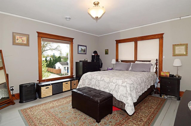 301 Van Buren St, Sauk City, WI 53583 - bedroom featuring crown molding