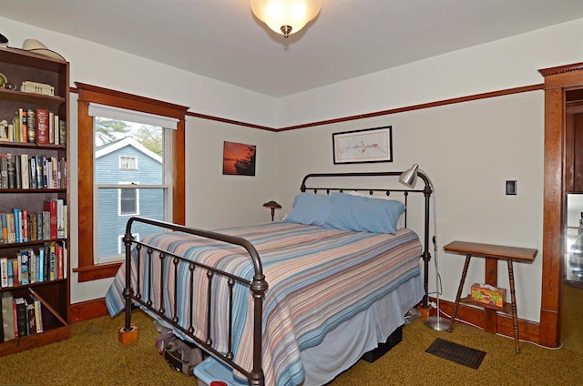 301 Van Buren St, Sauk City, WI 53583 - bedroom with carpet flooring and baseboards