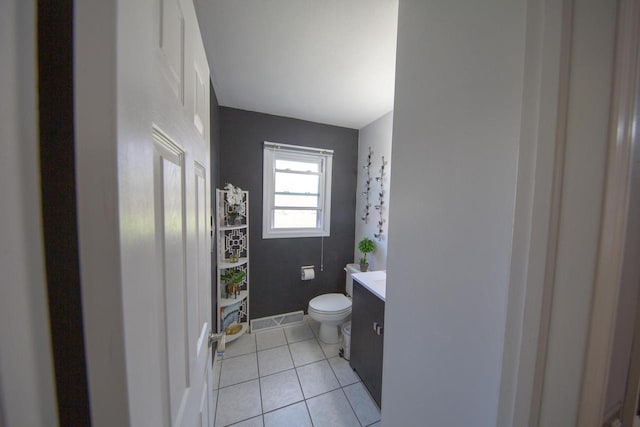 2607 King James Way, Fitchburg, WI 53719 - bathroom with vanity, tile patterned flooring, and toilet