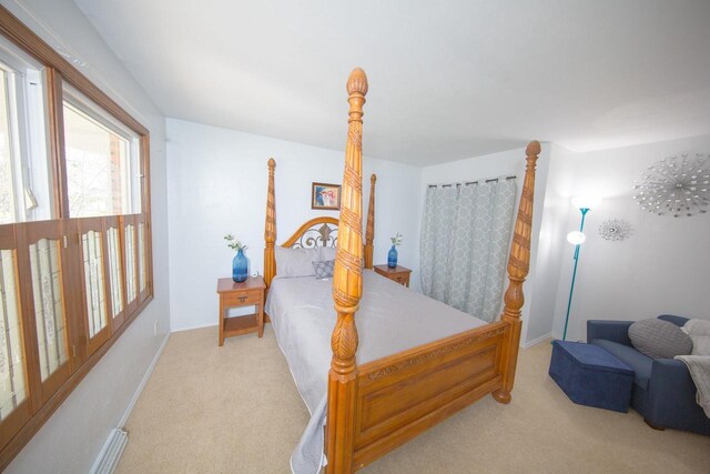 2607 King James Way, Fitchburg, WI 53719 - bedroom with baseboards and light colored carpet