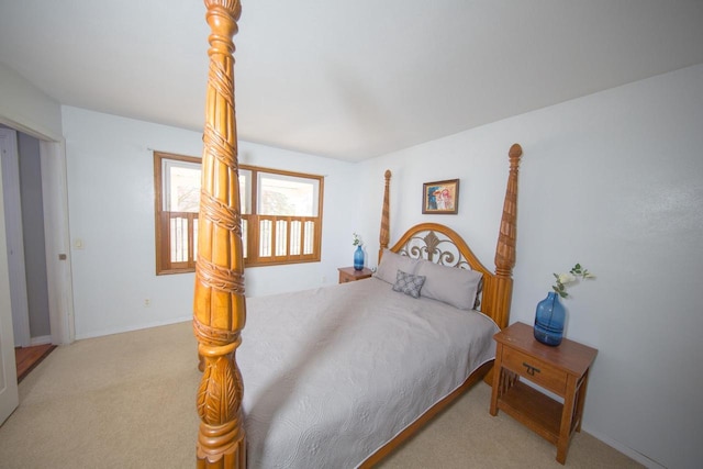 2607 King James Way, Fitchburg, WI 53719 - bedroom with baseboards and light colored carpet