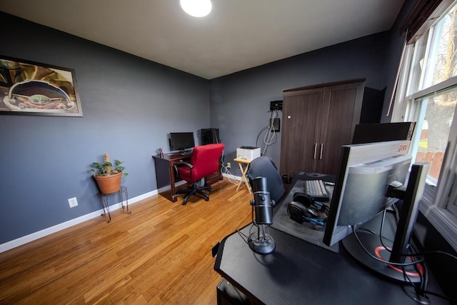2607 King James Way, Fitchburg, WI 53719 - office featuring baseboards and light wood finished floors