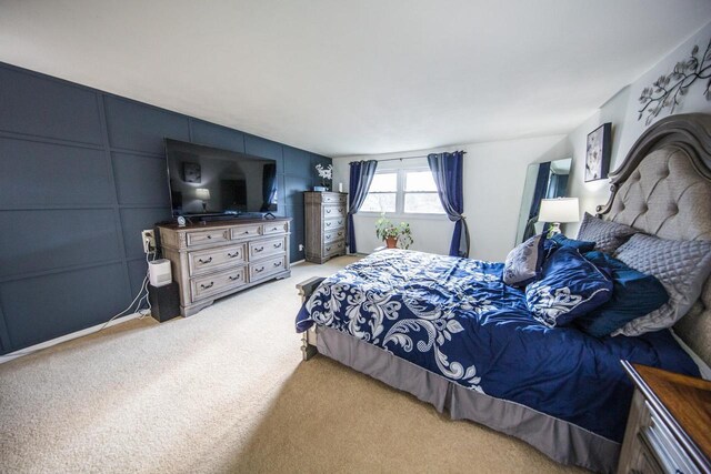 2607 King James Way, Fitchburg, WI 53719 - carpeted bedroom with a decorative wall