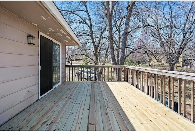 view of deck
