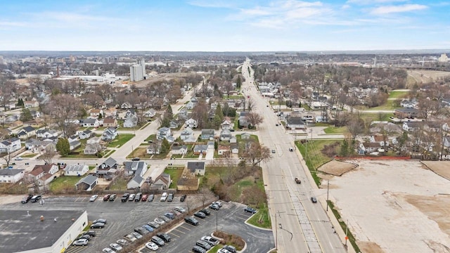 drone / aerial view featuring a residential view