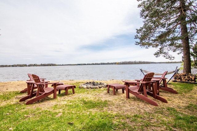 property view of water