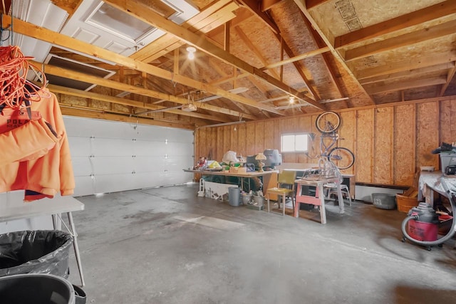 W14390 State Road 23-49, Ripon, WI 54971 - garage featuring a garage door opener