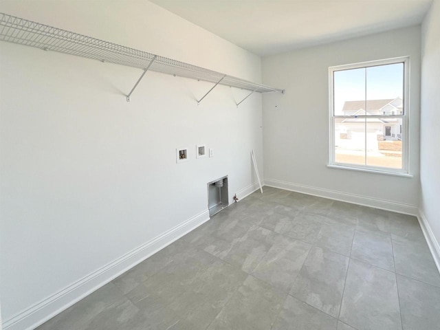 4003 Banbury St, Windsor, WI 53598 - laundry area with hookup for a washing machine and baseboards