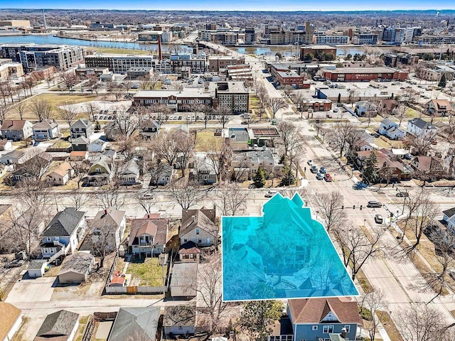 303 N Ashland Ave, Green Bay, WI 54303 - drone / aerial view featuring a water view