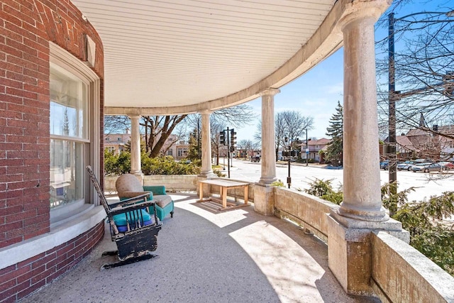 303 N Ashland Ave, Green Bay, WI 54303 - view of patio / terrace featuring covered porch