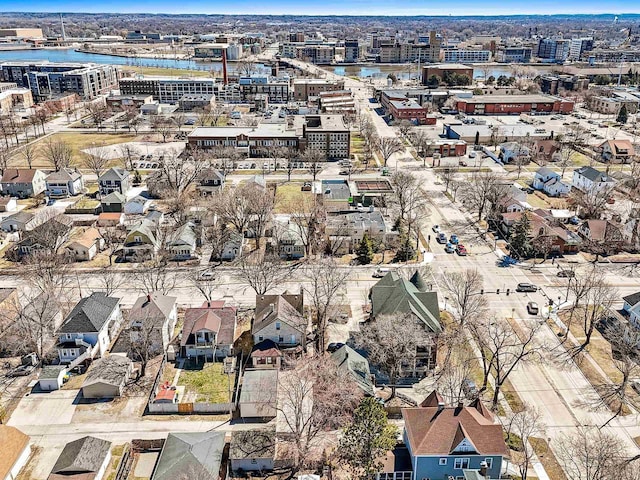 303 N Ashland Ave, Green Bay, WI 54303 - birds eye view of property with a water view