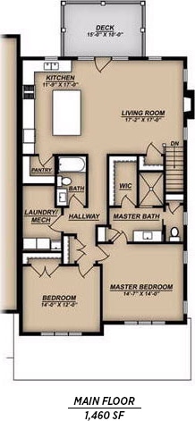 W5708 Trackside Rd Unit 17, Plymouth, WI 53073 - floor plan