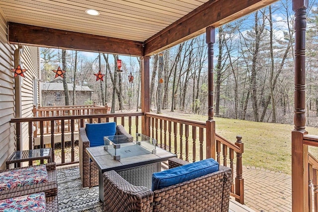view of deck