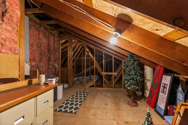 1096 Lakeshore Dr, Menasha, WI 54952 - view of unfinished attic