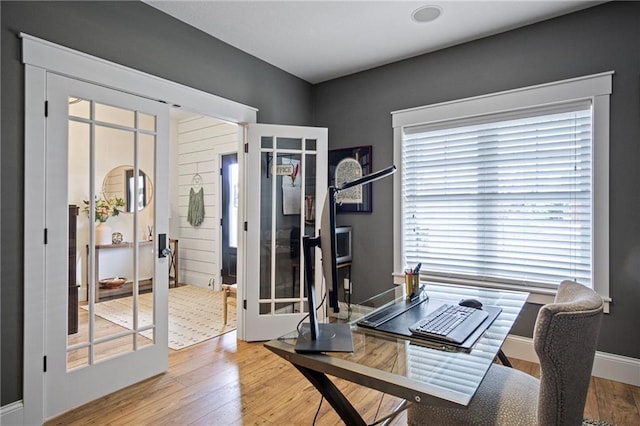 3426 Creek Ridge Dr, Eau Claire, WI 54703 - office area with wood finished floors