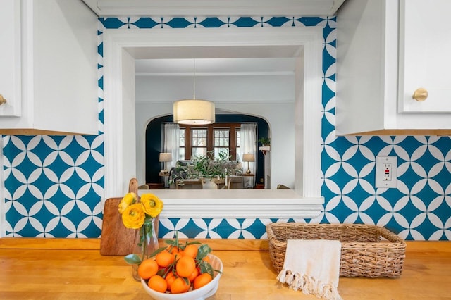 interior space featuring wood finished floors