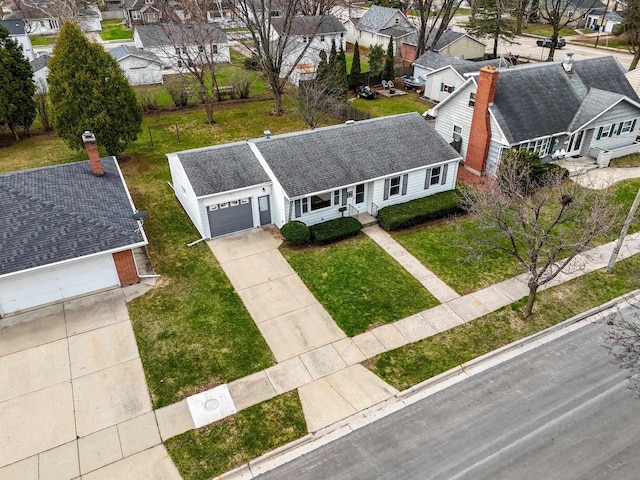 1139 Roscoe St, Green Bay, WI 54304 - birds eye view of property featuring a residential view