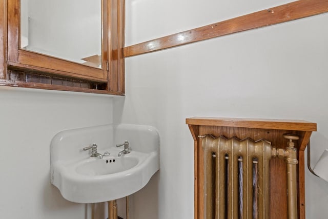 28094 E State Rd, Island Lake, IL 60042 - bathroom featuring radiator heating unit