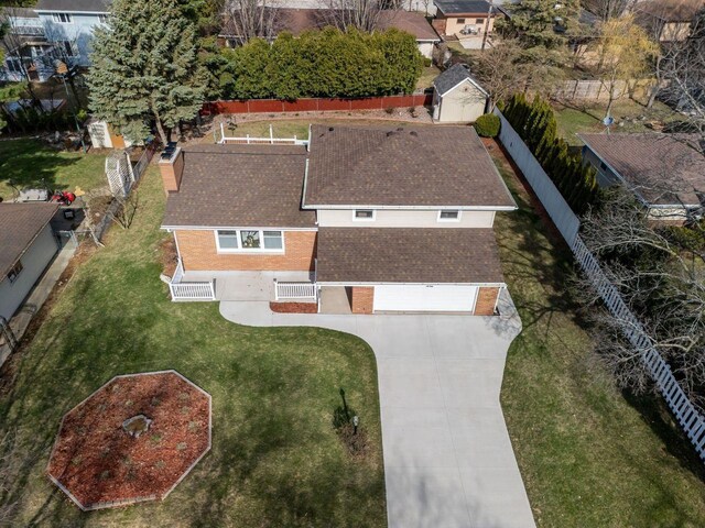 1442 Traeger St, Green Bay, WI 54304 - drone / aerial view