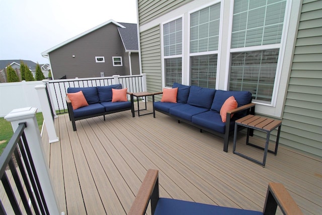 1677 Liatris Dr, Sun Prairie, WI 53590 - wooden deck featuring an outdoor living space