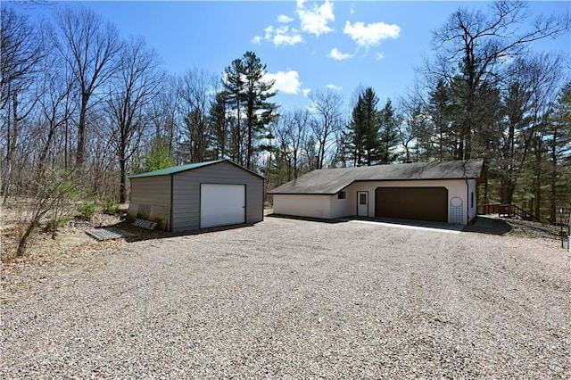 W3803 Church Rd, Sarona, WI 54870 - view of detached garage