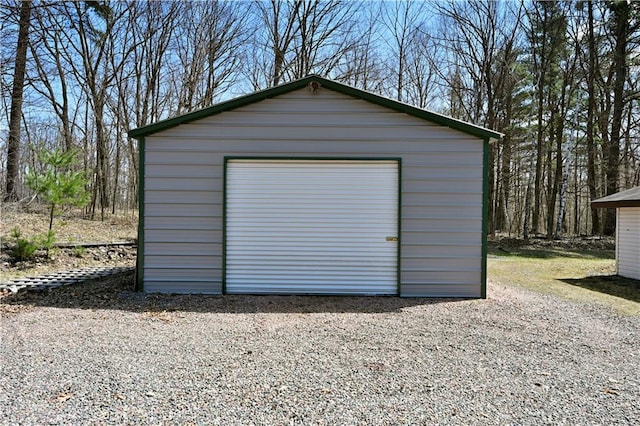 W3803 Church Rd, Sarona, WI 54870 - view of detached garage