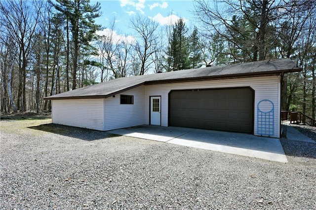 W3803 Church Rd, Sarona, WI 54870 - view of garage