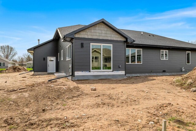 2352 Ryan Ave, Plymouth, WI 53073 - back of house with a shingled roof