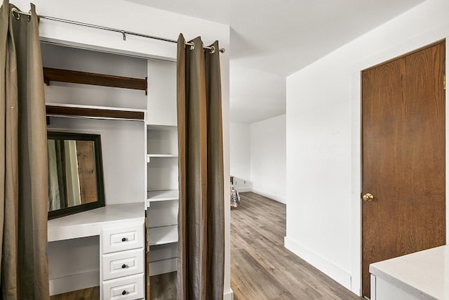 view of closet