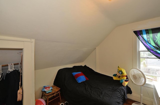1922 45th St, Kenosha, WI 53140 - bedroom with lofted ceiling