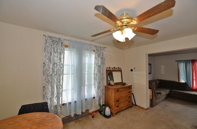 1922 45th St, Kenosha, WI 53140 - carpeted bedroom with ceiling fan
