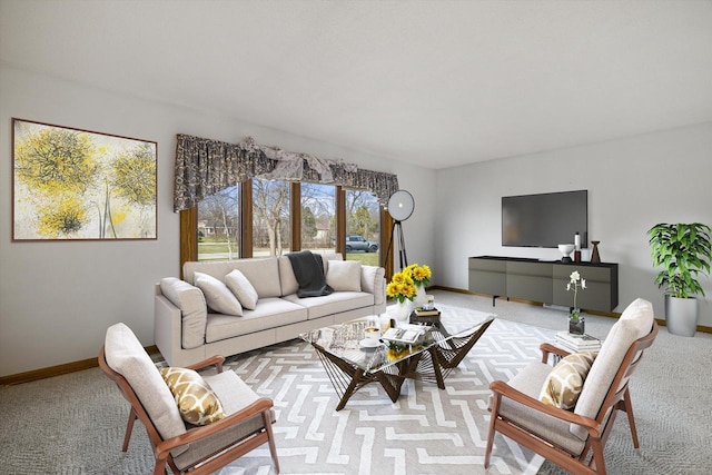 2500 S Brookside Pkwy, New Berlin, WI 53151 - living area with light carpet and baseboards