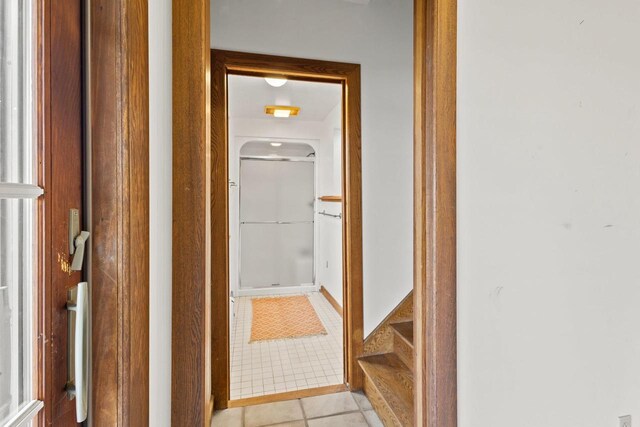 2108 Woodlawn Ln, Appleton, WI 54914 - corridor with light tile patterned floors