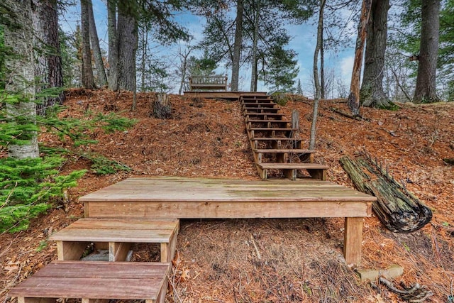 10749 N Namekagon Ln, Hayward, WI 54843 - details featuring stairway