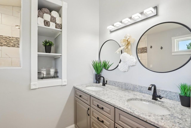 911 Fawn Ct, Wisconsin Dells, WI 53965 - bathroom with double vanity