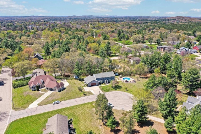 911 Fawn Ct, Wisconsin Dells, WI 53965 - view of property location with a forest and nearby suburban area
