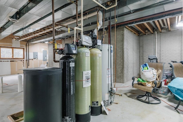 utility room with electric panel