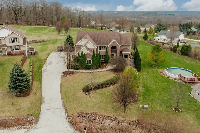 drone / aerial view