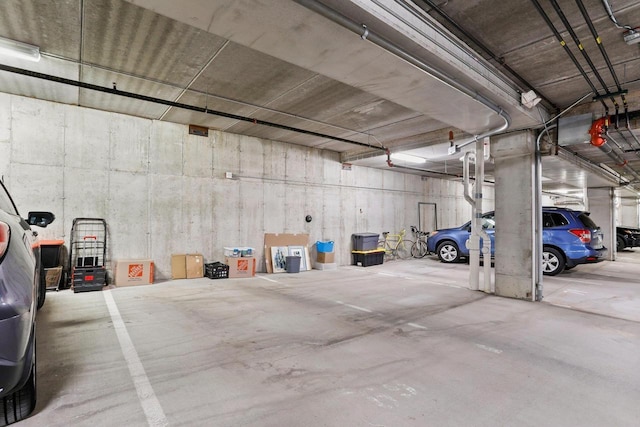 view of parking deck