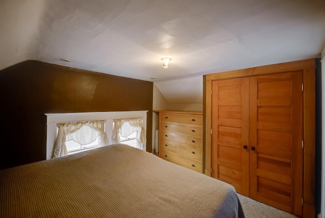 1324 Washington Ave, Oshkosh, WI 54901 - bedroom featuring a closet and lofted ceiling