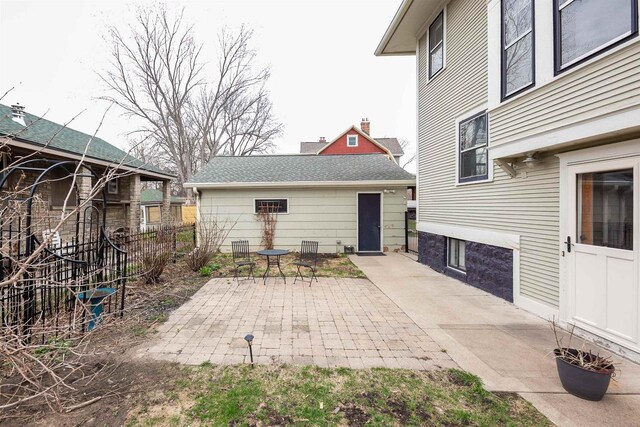1324 Washington Ave, Oshkosh, WI 54901 - view of patio / terrace with fence